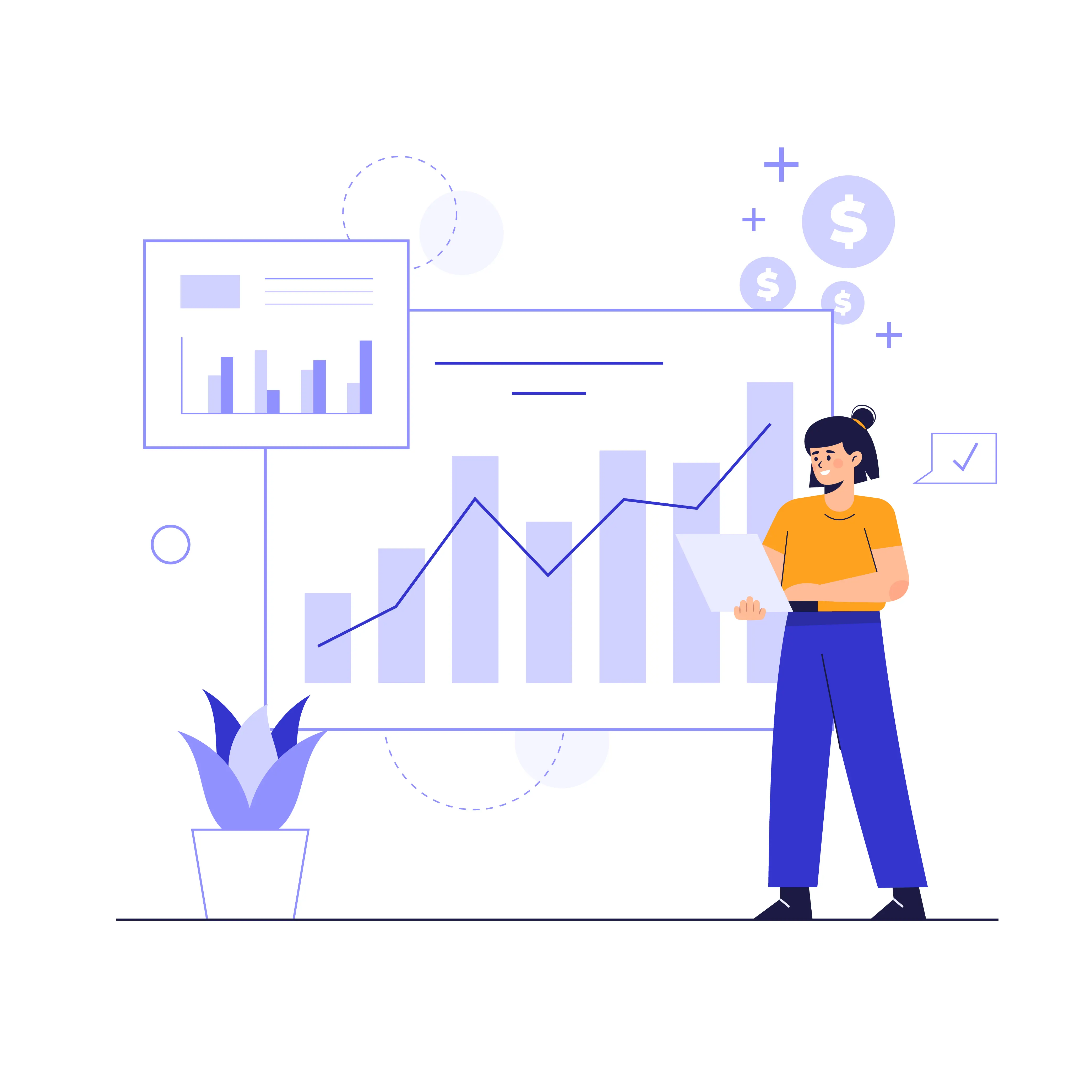 Stock and Operational Data illustration